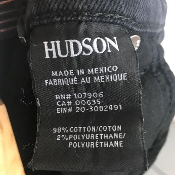 NWT Hudson Crop Relaxed Straight star Studded Jeans Size 27 - Picture 15 of 15